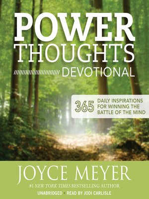 cover image of Power Thoughts Devotional